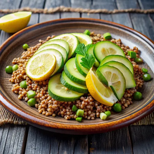 Osunčana Salata od Heljde i Avokada